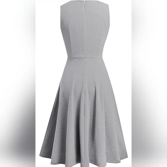 homeyee cocktail dress HOMEYEE Women's Fashion Solid Color Chiffon Sexy V-Neck Spaghetti Strap  Backless Elegant A-Line Dress For Vacation, Cocktail, Formal Evening,  Bridesmaid